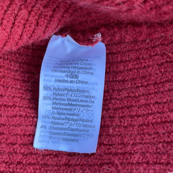 🌺 J.CREW; Long Ribbed Cardigan Merlot Supersoft Yarn Sweater. Fits Misses XS-S! - Picture 5 of 9